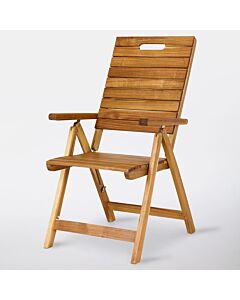 Silla de Jard&iacute;n de Madera Reclinable Denia