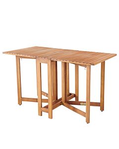 Mesa Plegable de Madera Virginia 133x63x74 cm