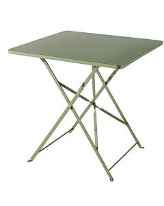 Mesa de Jard&iacute;n Plegable Verde Saba 70x70x70 cm GoodHome