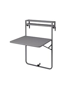 Mesa Plegable para Balc&oacute;n Gris Saba 90x70x60 cm GoodHome