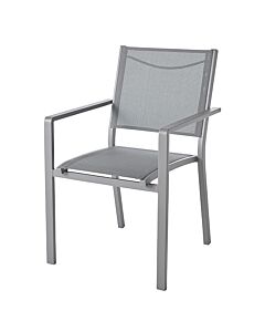 Silla De Jard&iacute;n Batz Gris 100 kg Goodhome