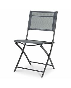 Silla Plegable Saba Gris Antracita 84,5 X 46,5 cm