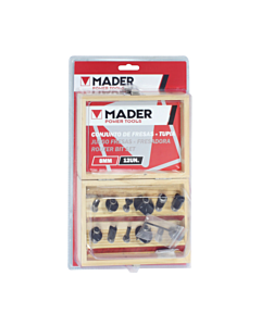 Juego 12 fresas 8 mm Mader