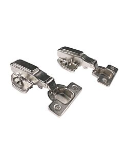 Pack 2 bisagras 110&ordm; amortiguadas para puerta cocina