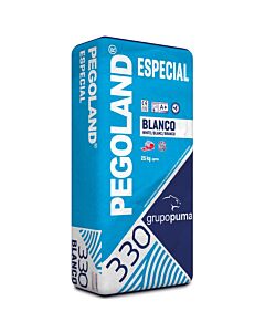 Cemento cola pegoland especial blanco 25 kg