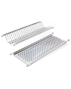 Kit escurreplatos-vasos inox 60 cm