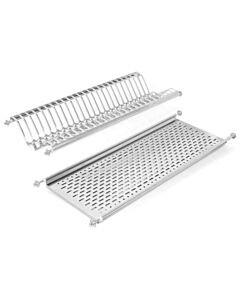 Kit escurreplatos-vasos inox 80 cm