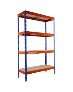 Estanter&iacute;a met&aacute;lica sin tornillos Bricoforte 200x120x45cm