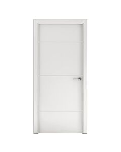 Puerta de Interior Capri blanco izquierda 203x72,5 cm
