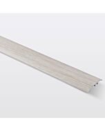 Perfil de unión plano aluminio "decor145" 93 x 3,7 cm madera