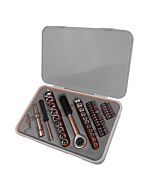 Juego de llaves de vaso 45 piezas