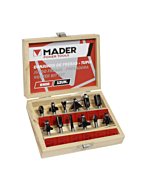 Juego 12 fresas 6 mm Mader