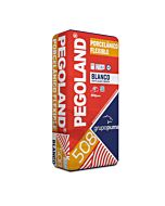 Cemento cola pegoland porcelánico flexible blanco 25 kg