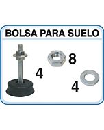 Pack 4 silent blocks para instalación en suelo de aire acondicionado