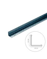 Ángulo galvanizado para techos pladur 300 x 2,4 x 2,4 cm
