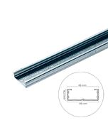 Perfil t-45 galvanizado para techos pladur 300 x 4,5 x 1,8 cm